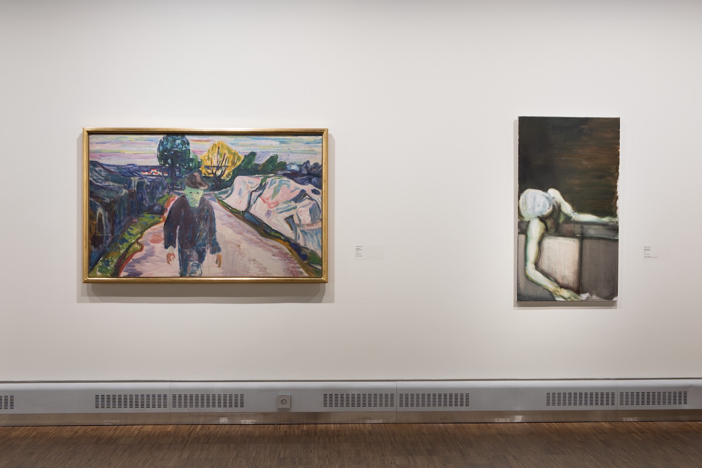 <i>Moonrise.</i> Marlene Dumas & Edvard Munch, Munch museet, Oslo, 2018-2019